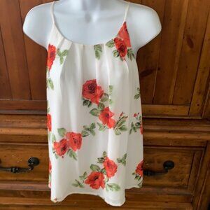 NEW DNA couture 100% polyester with floral printing